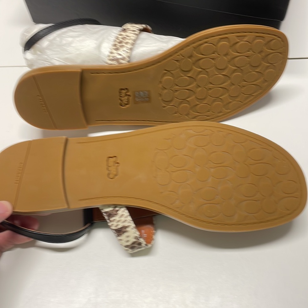 Coach Liza leather sandal - Picture 4 of 6